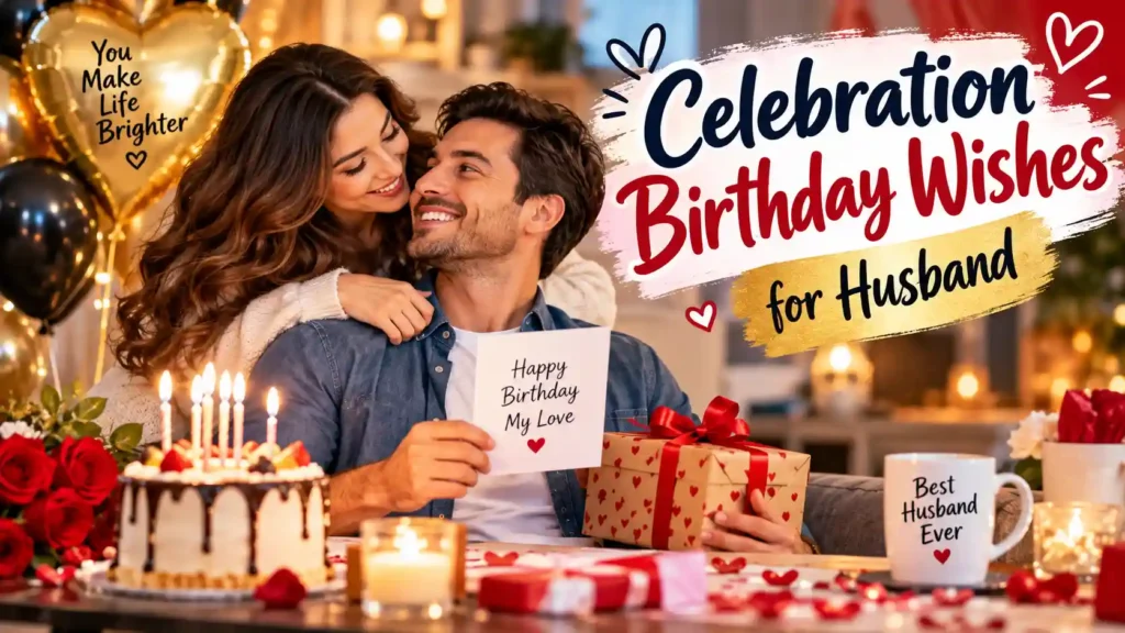 Celebration Birthday Wishes for Husband