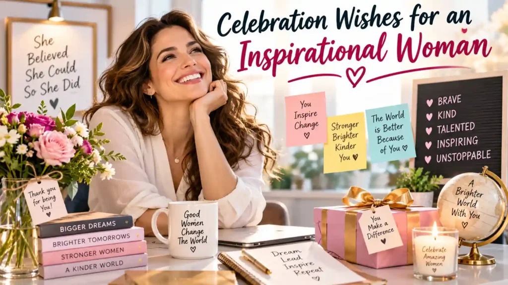 Celebration Wishes for an Inspirational Woman
