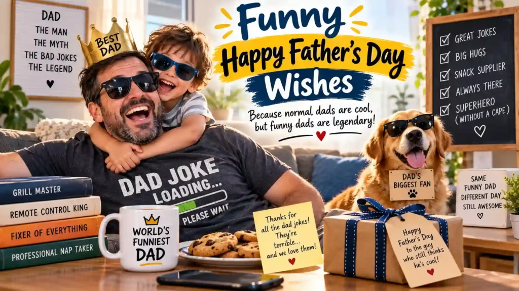 Funny Happy Father's Day Wishes
