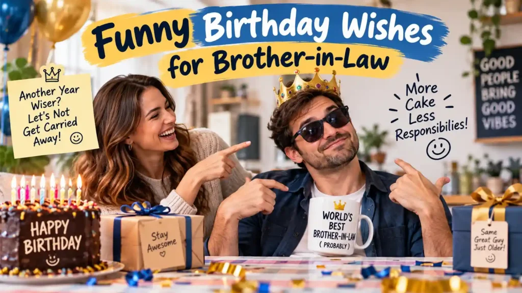 Funny Birthday Wishes for Brother-in-Law