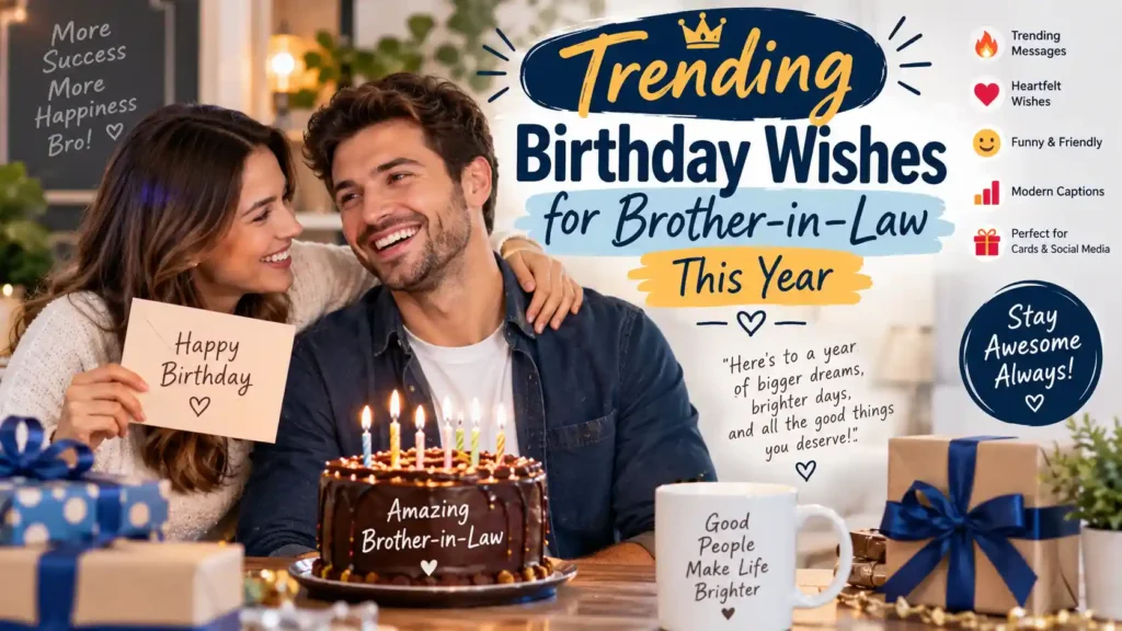 Trending Birthday Wishes for Brother-in-Law This Year