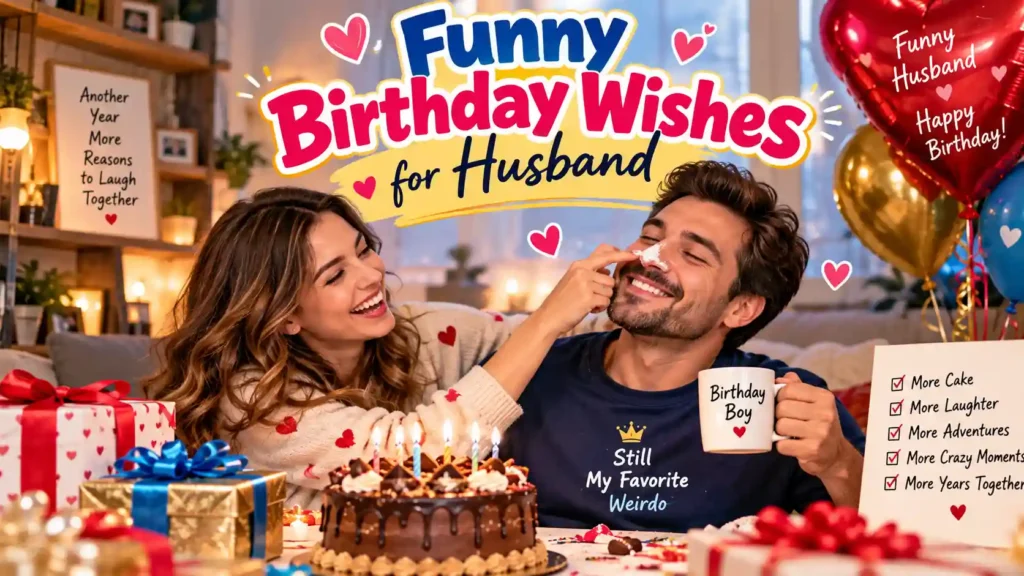 Funny Birthday Wishes for Husband