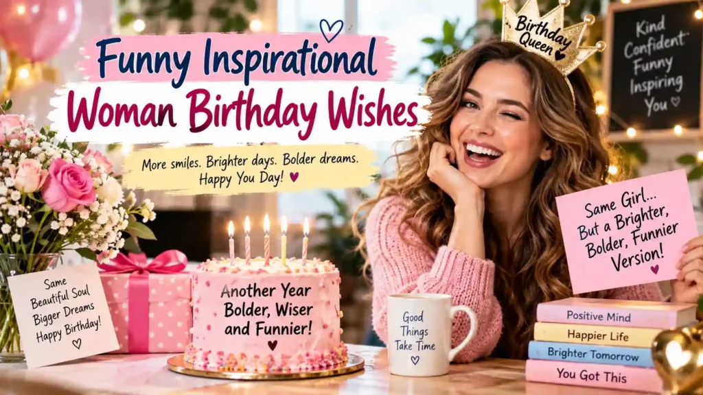 Funny Inspirational Woman Birthday Wishes