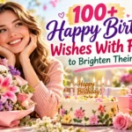 happy birthday wishes flowers