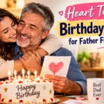 Short Heart Touching Birthday Wishes for Father From Daughter