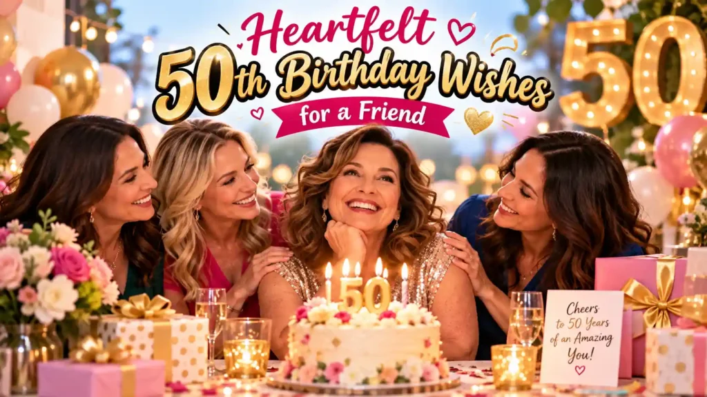 Heartfelt 50th Birthday Wishes for a Friend