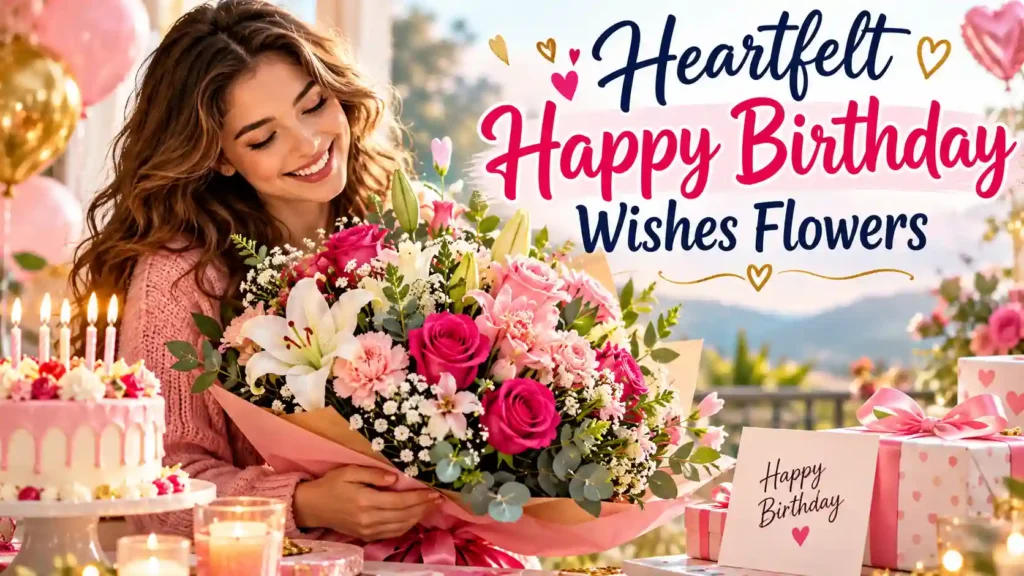  Heartfelt Happy Birthday Wishes Flowers