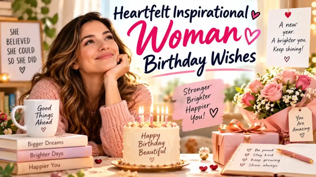 Heartfelt Inspirational Woman Birthday Wishes