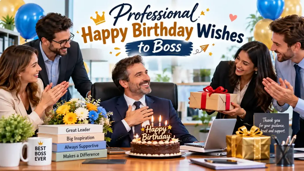 Professional Happy Birthday Wishes to Boss