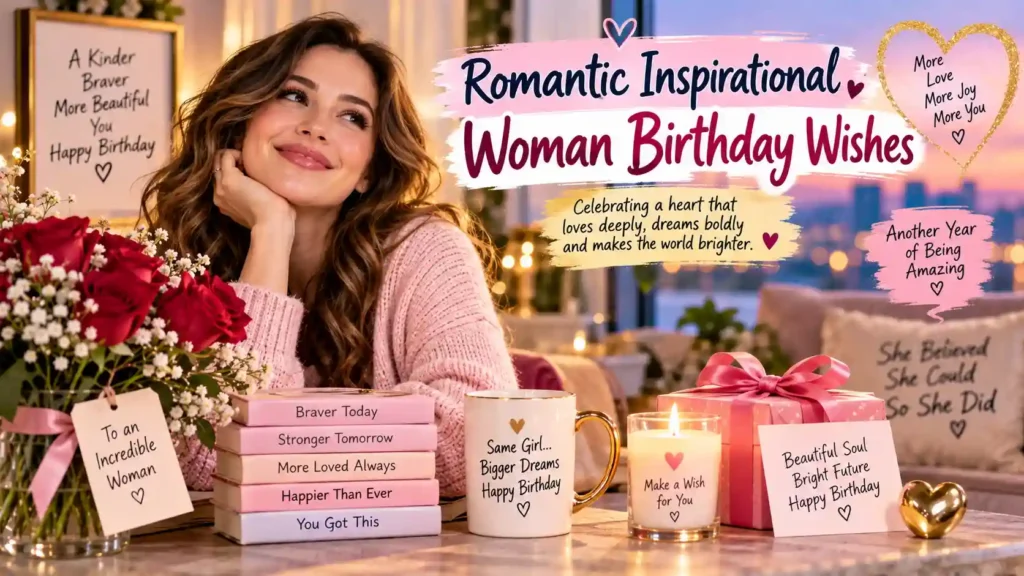 Romantic Inspirational Woman Birthday Wishes