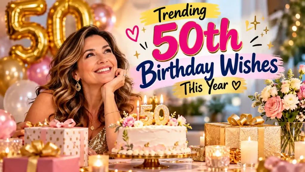 Trending 50th Birthday Wishes This Year