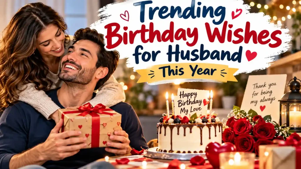 Trending Birthday Wishes for Husband This Year