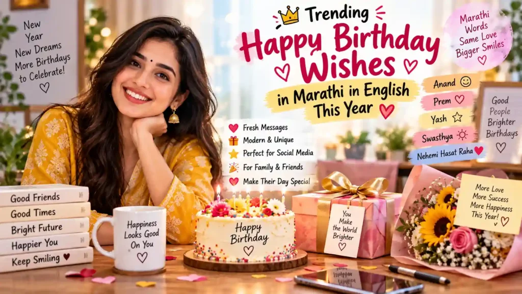 Trending Happy Birthday Wishes in Marathi in English This Year