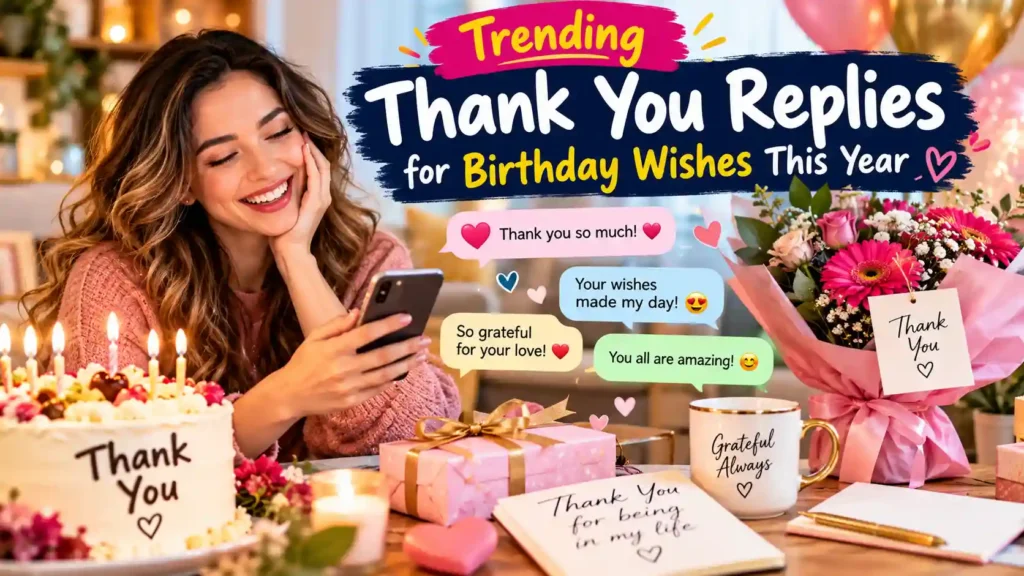 Trending Thank You Replies for Birthday Wishes This Year