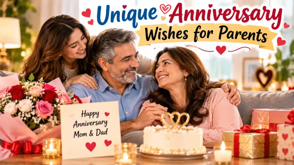 Unique Anniversary Wishes for Parents
