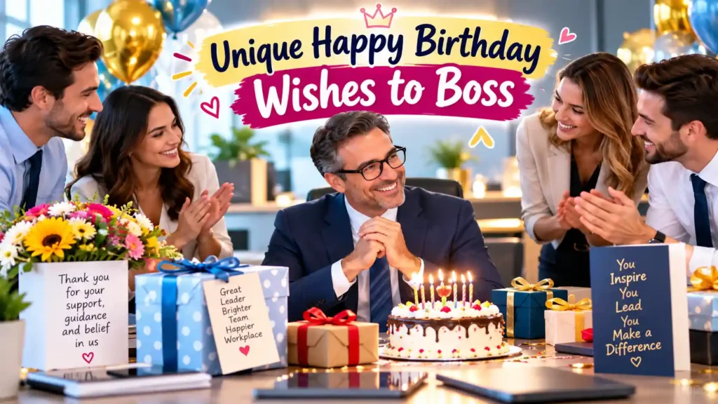 Unique Happy Birthday Wishes to Boss
