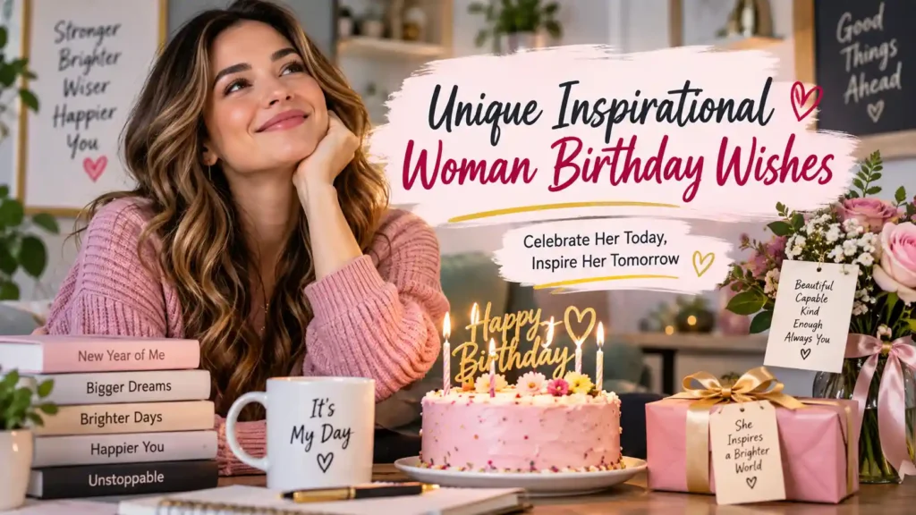 Unique Inspirational Woman Birthday Wishes