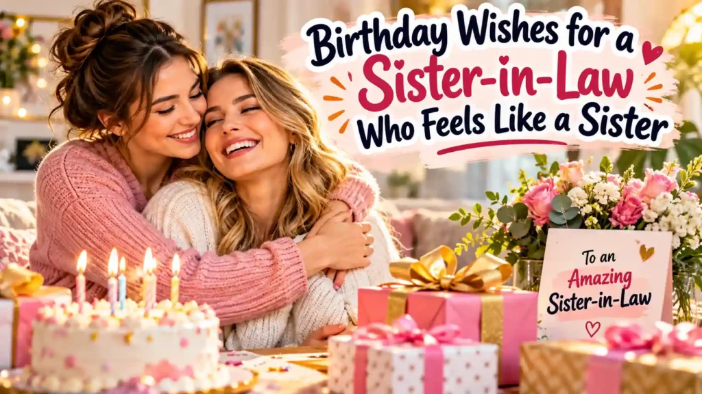 Birthday Wishes for a Sister-in-Law Who Feels Like a Sister
