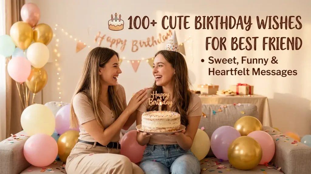 cute birthday wishes for best friend
