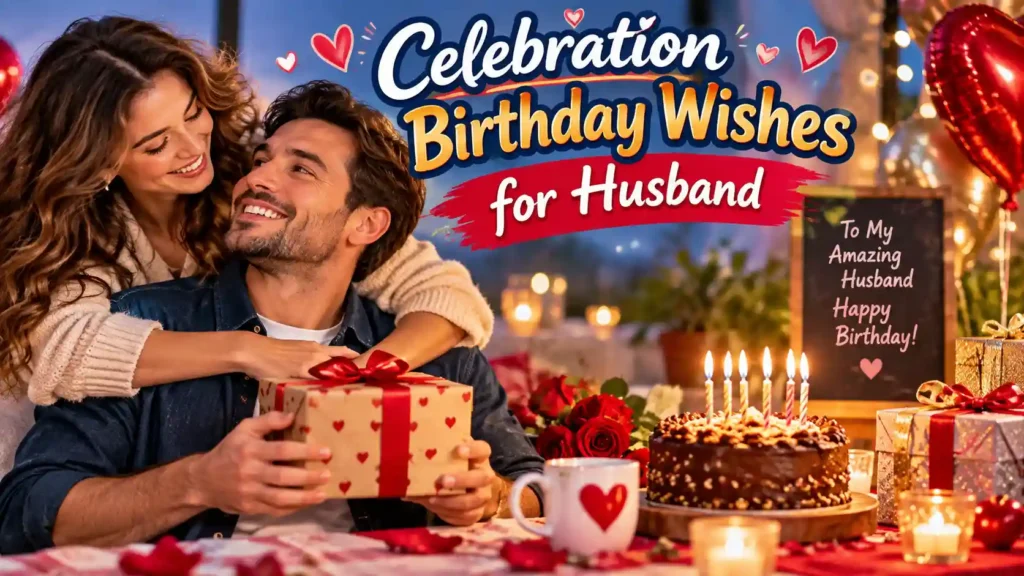 Celebration Birthday Wishes for Husband