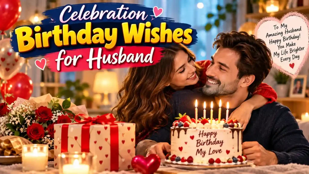 Celebration Birthday Wishes for Husband