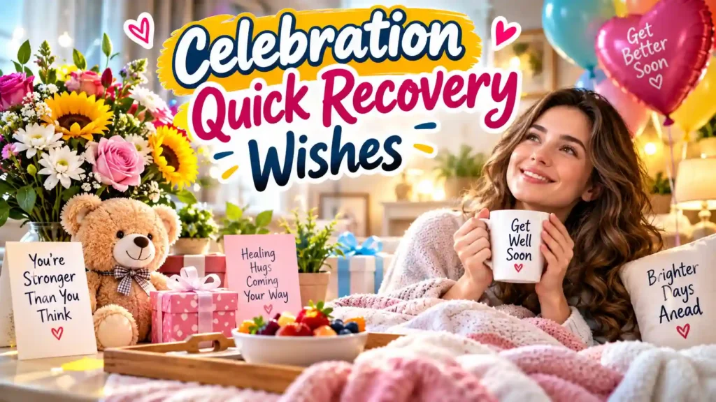  Celebration Quick Recovery Wishes