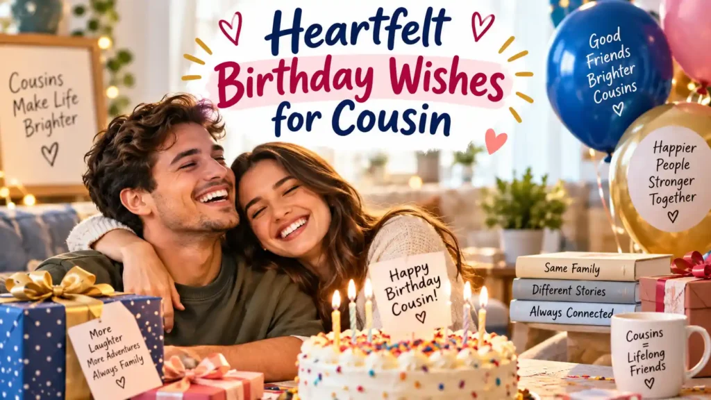  Heartfelt Birthday Wishes for Cousin