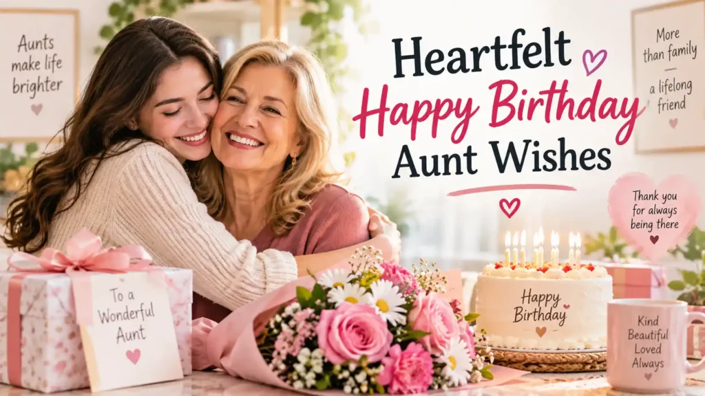 Heartfelt Happy Birthday Aunt Wishes