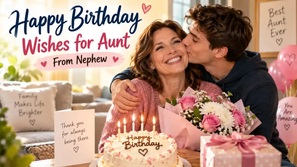 Happy Birthday Wishes for Aunt From Nephew