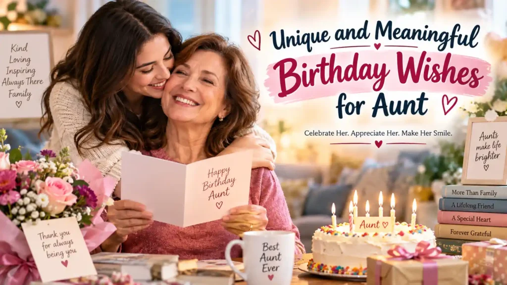 Unique and Meaningful Birthday Wishes for Aunt