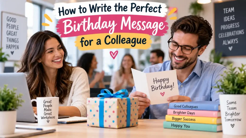  How to Write the Perfect Birthday Message for a Colleague