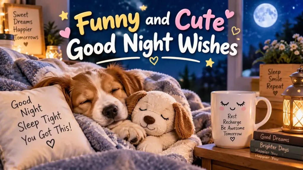 Funny and Cute Good Night Wishes