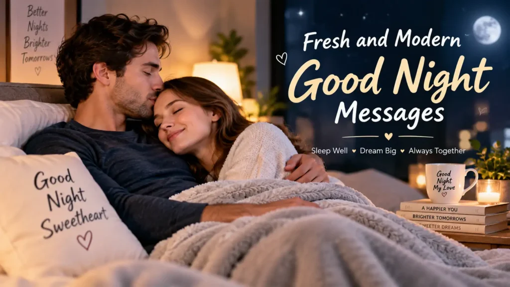 Fresh and Modern Good Night Messages