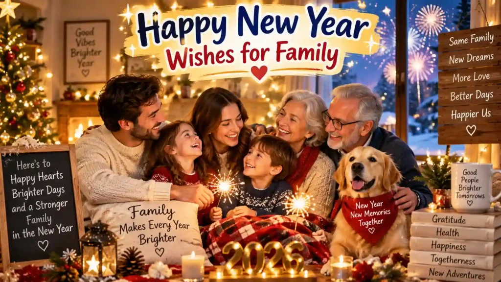 Happy New Year Wishes for Family