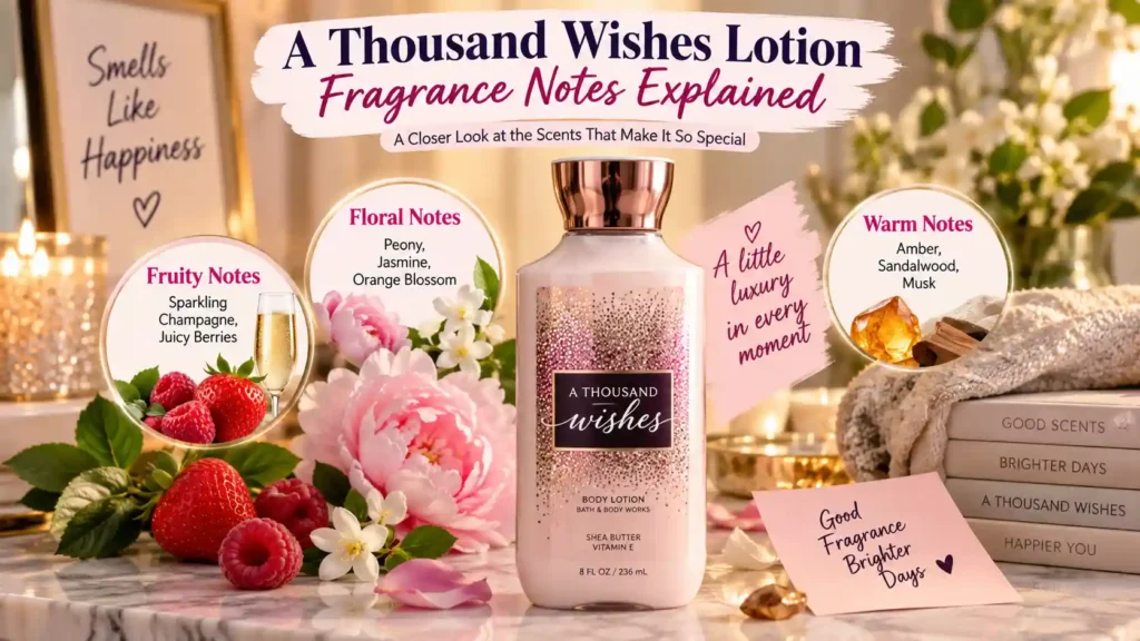 A Thousand Wishes Lotion Fragrance Notes Explained