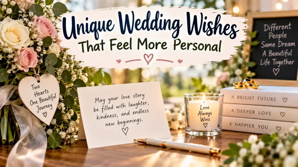 Unique Wedding Wishes That Feel More Personal