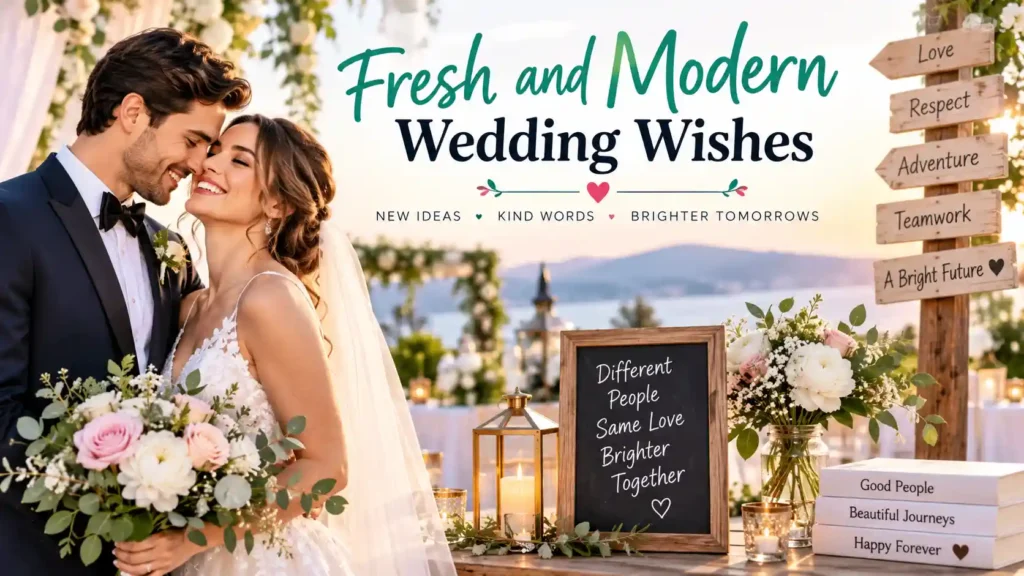  Fresh and Modern Wedding Wishes