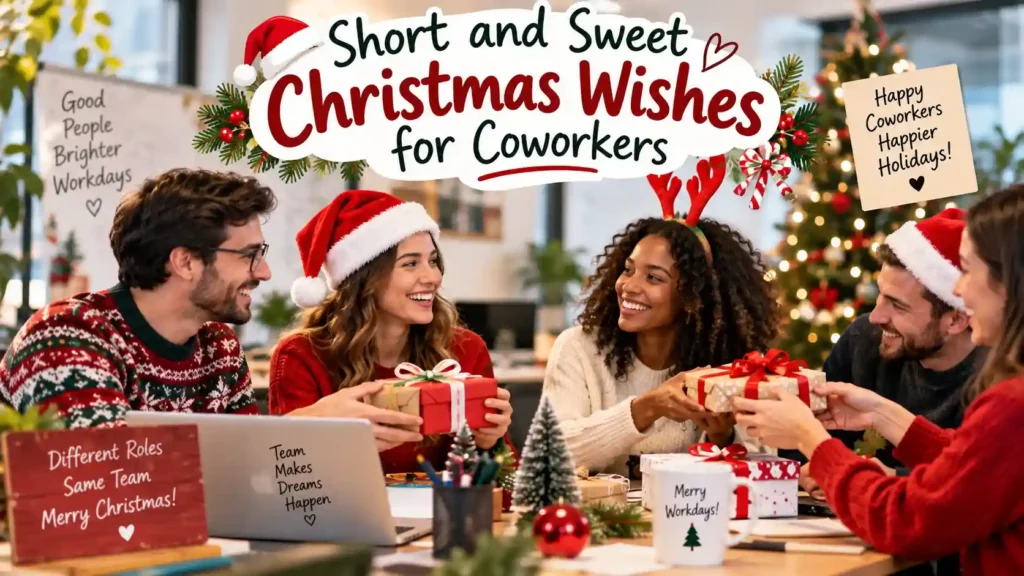 Short and Sweet Christmas Wishes for Coworkers