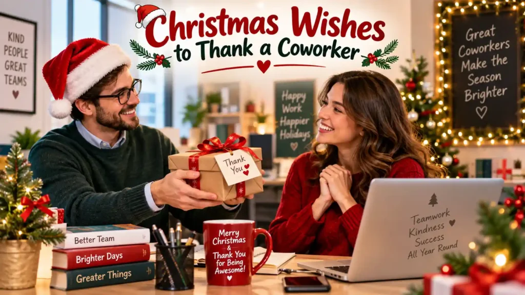  Christmas Wishes to Thank a Coworker