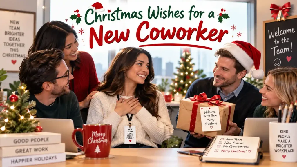 Christmas Wishes for a New Coworker