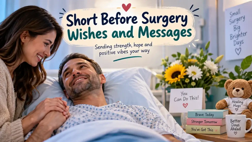 Short Before Surgery Wishes and Messages