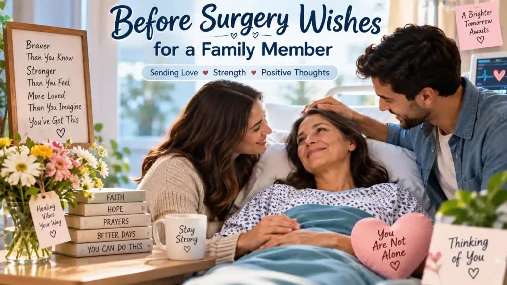 Before Surgery Wishes for a Family Member