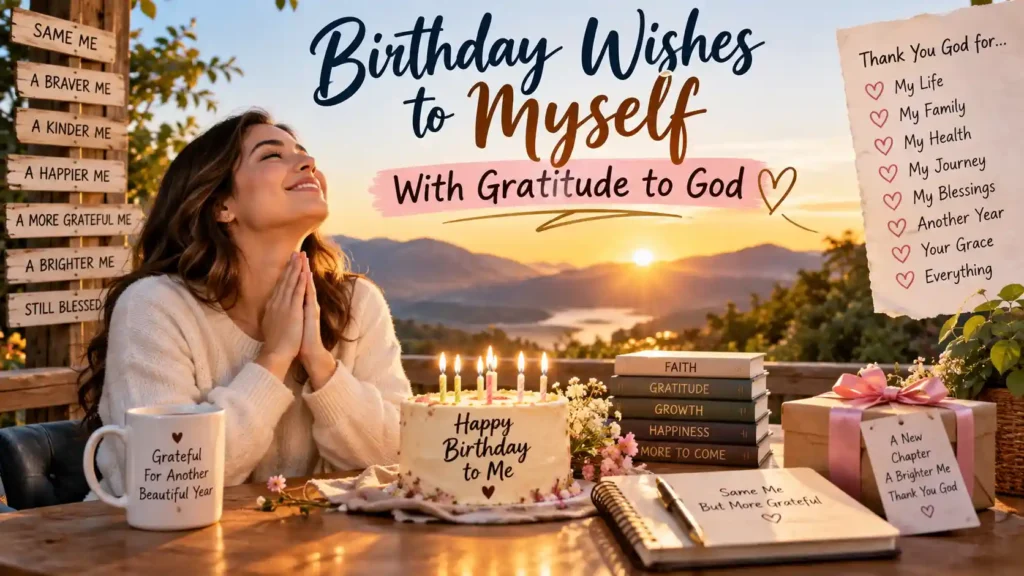 Birthday Wishes to Myself With Gratitude to God