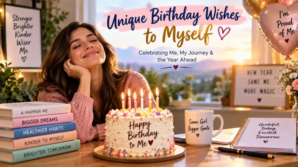 Unique Birthday Wishes to Myself