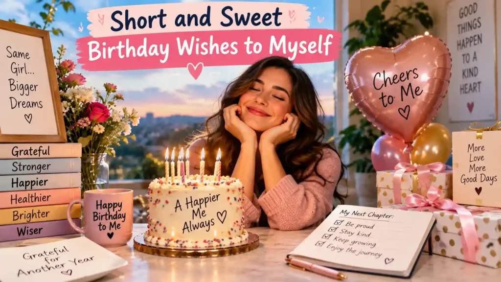 Short and Sweet Birthday Wishes to Myself