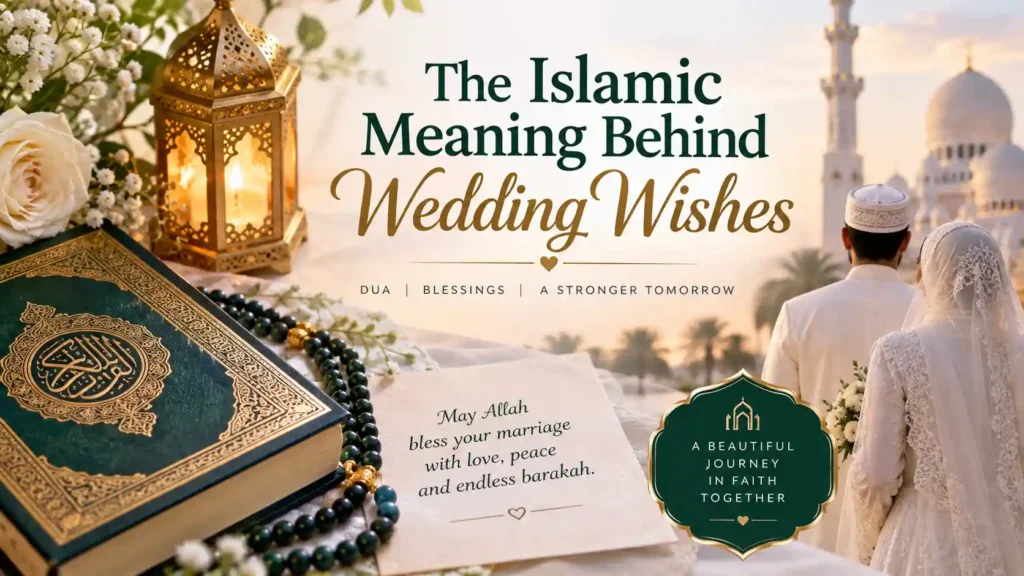 The Islamic Meaning Behind Wedding Wishes