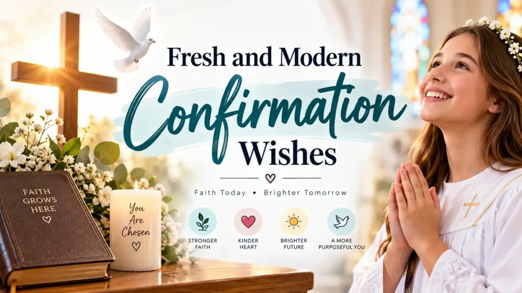 Fresh and Modern Confirmation Wishes