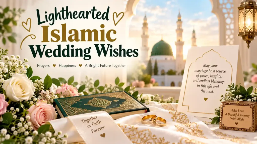  Lighthearted Islamic Wedding Wishes
