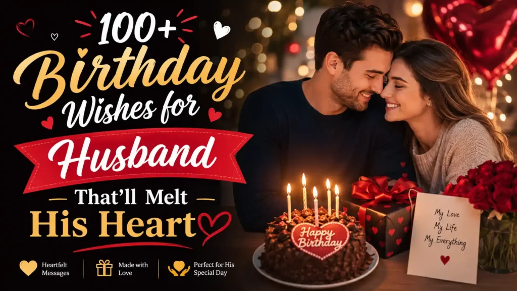 100+ Birthday Wishes for Husband