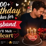 100+ Birthday Wishes for Husband